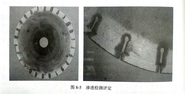 影響金剛石切割片滲透檢測法的因素和缺陷形式探討